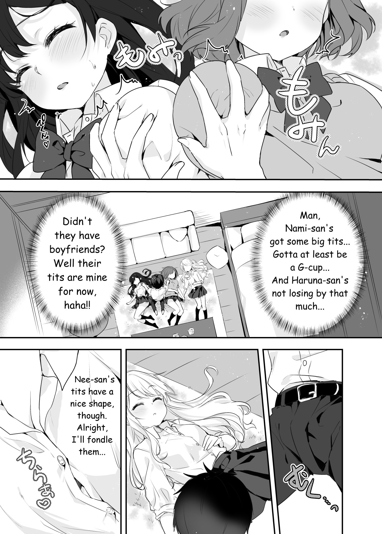 Hentai Manga Comic-The Tables Were Turned When I Tried to Rape my Sister and Her Friends While They Were Asleep-Read-9